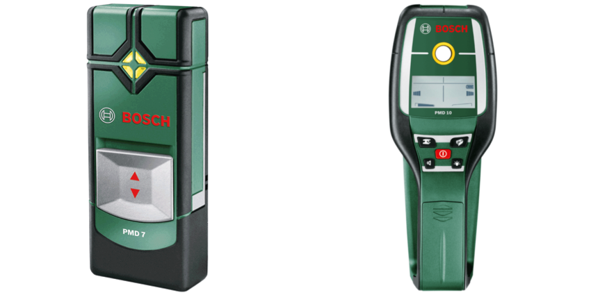 Ortungsgerät der Marke Bosch in der Farbe Grün.