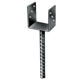 1231178 - Pfostentr&auml;ger U-Form Riffelstahl