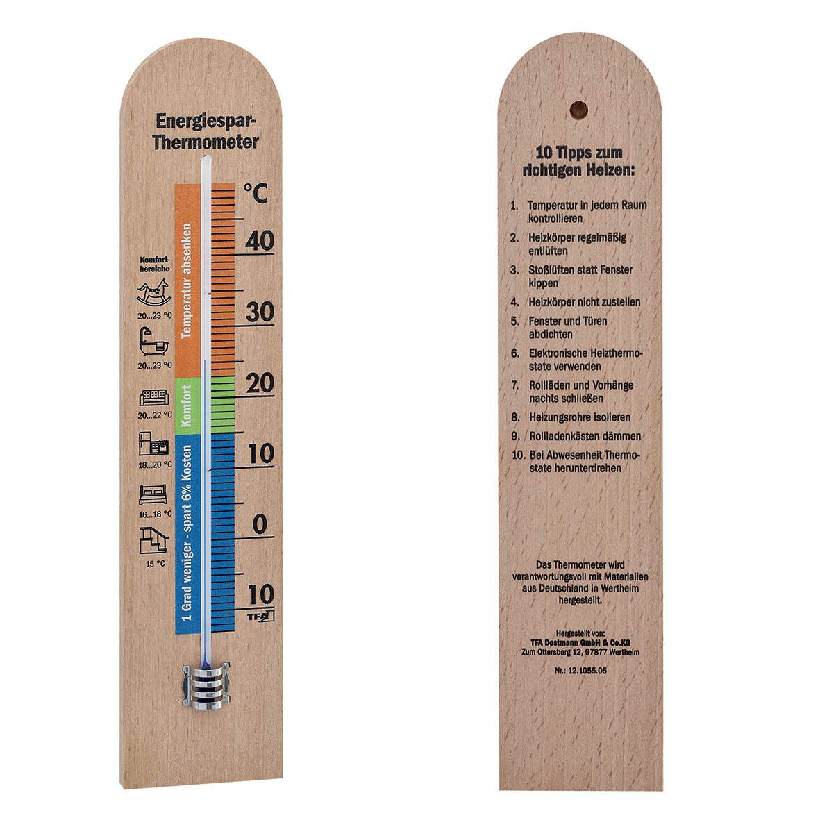 TFA Energiespar-Thermometer (1290125) - bei LET'S DOIT