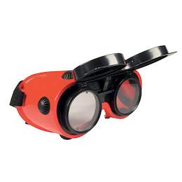 1280847 - Schweißbrille aufklappbar mit Gläser DIN 5 \"Brillenträge