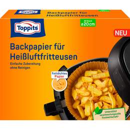 1306535 - Backpapier Toppits für Heißluft-Friteuse