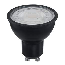 1306889 - LED-Spot GU10 6,5W 450lm Kunststoff schwarz 3000K dimmb