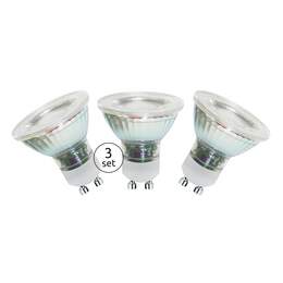 1306890 - LED-Spot GU10 6W 450lm Glas klar 3000K 3er-Pack