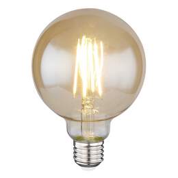 1306873 - LED-Globe E27 7W 670lm Fila Glas amber 2700K dimmbar