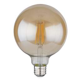 1306877 - LED-Globe E27 7W 670lm Fila Glas amber 2700K dimmbar