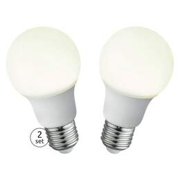 1306881 - LED-Birne E27 8,8W 806lm Kunststoff opal 4000K Duo-Pack