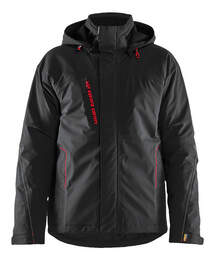 1306938 - Winterjacke Stretch schwarz/rot