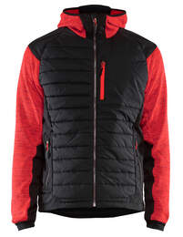 1306986 - Hybrid Jacke rot/schwarz