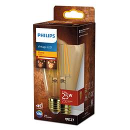 1306657 - LED Kolben Vintage 25W E27 1800K Bernsteinglas ST64