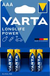 1249533 - Varta Batterie Longlife Power High E 4903 AAA B4 4er Blister