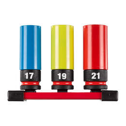 1308893 - SHOCKWAVE Schlagnuss-Set 1/2" 3tlg. (17, 19, 21mm)