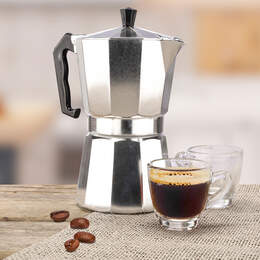 1319318 - Espressokocher für 6 Tassen ca. 300ml Kapazität