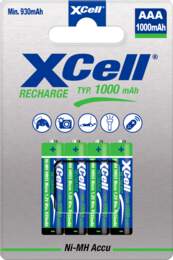 1321178 - NiMH-Akku X1000 AAA 4er-Pack 1,2V 1000 mAh