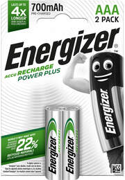 1320932 - NiMH-Akku AAA Power Plus HR03 2er-Pack LR03 Micro 700 mAh