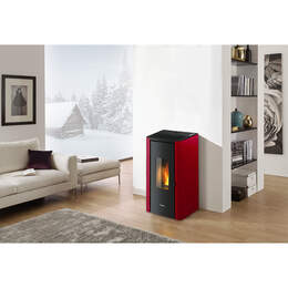 1325326 - Pelletofen Idigo Evo7 bordeaux .