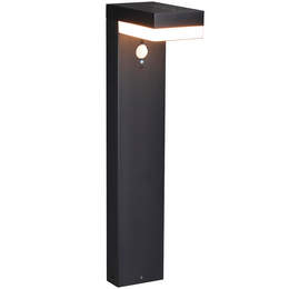1327815 - Stand-Solar-Au&szlig;enleuchte 600lm 2700K Schwarz, IP44 LiFePo