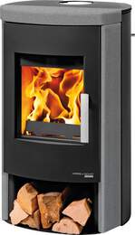 1285379 - Kaminofen Bali easy 296.17-ST perl-schwarz/quarzitgrau