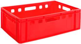 1328439 - Stapelbeh&auml;lter E2 geschlossen 60x40x20cm rot
