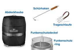 1329360 - Zubeh&ouml;rset Feuerstelle 47cm 5tlg.