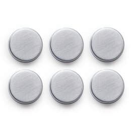 1330283 - Magnet-Set 6tlg Edelstahl 2,7x2,7x0,8cm