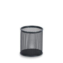 1330290 - Bleistiftbecher Mesh anthrazit 8x8x9,5cm