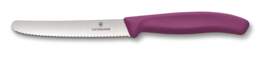 1331430 - Tomaten-u.Tafelmesser 11cm Wellen violett Swiss Classic