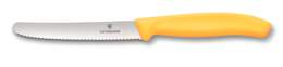 1331431 - Tomaten-u.Tafelmesser 11cm Wellen gelb Swiss Classic