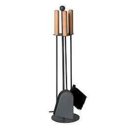 1202496 - Kamingarnitur 3-tlg. anthrazit