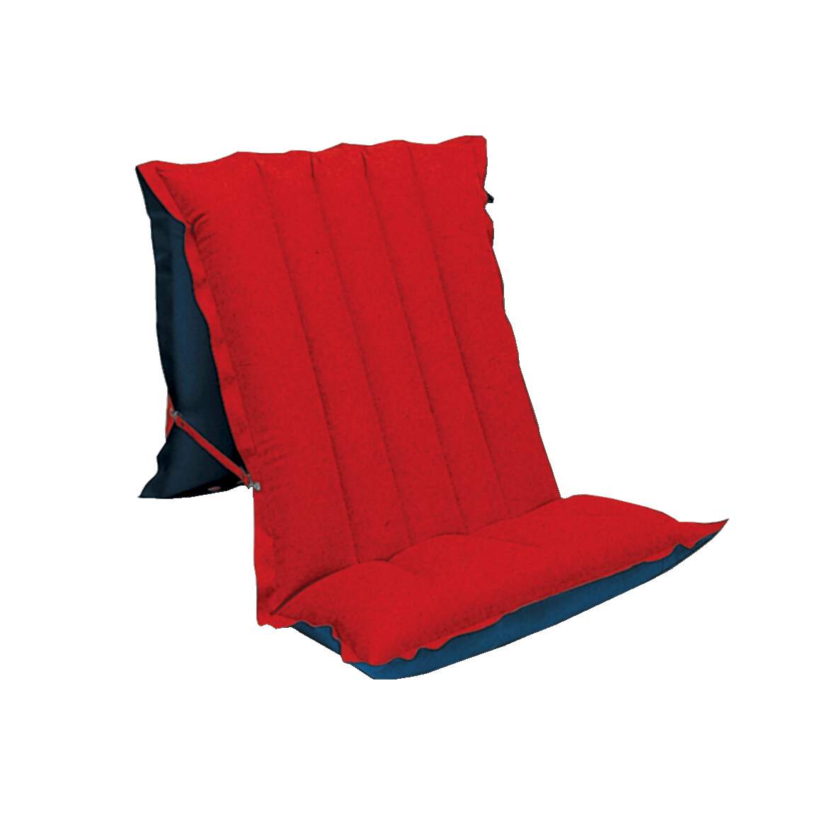 1229637 - Sitzliege PVC mit Mikrofaser 175x54cm blau/rot