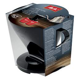 1025344 - Kaffeefilter Kunststoff 1x4 schwarz für 4 Tassen