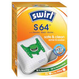 1118633 - Staubsaugerbeutel S64/S66 Swirl EcoPor zu Siemens/Bosch