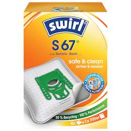 1129980 - Staubsaugerbeutel S67 Swirl EcoPor zu Siemens/Bosch