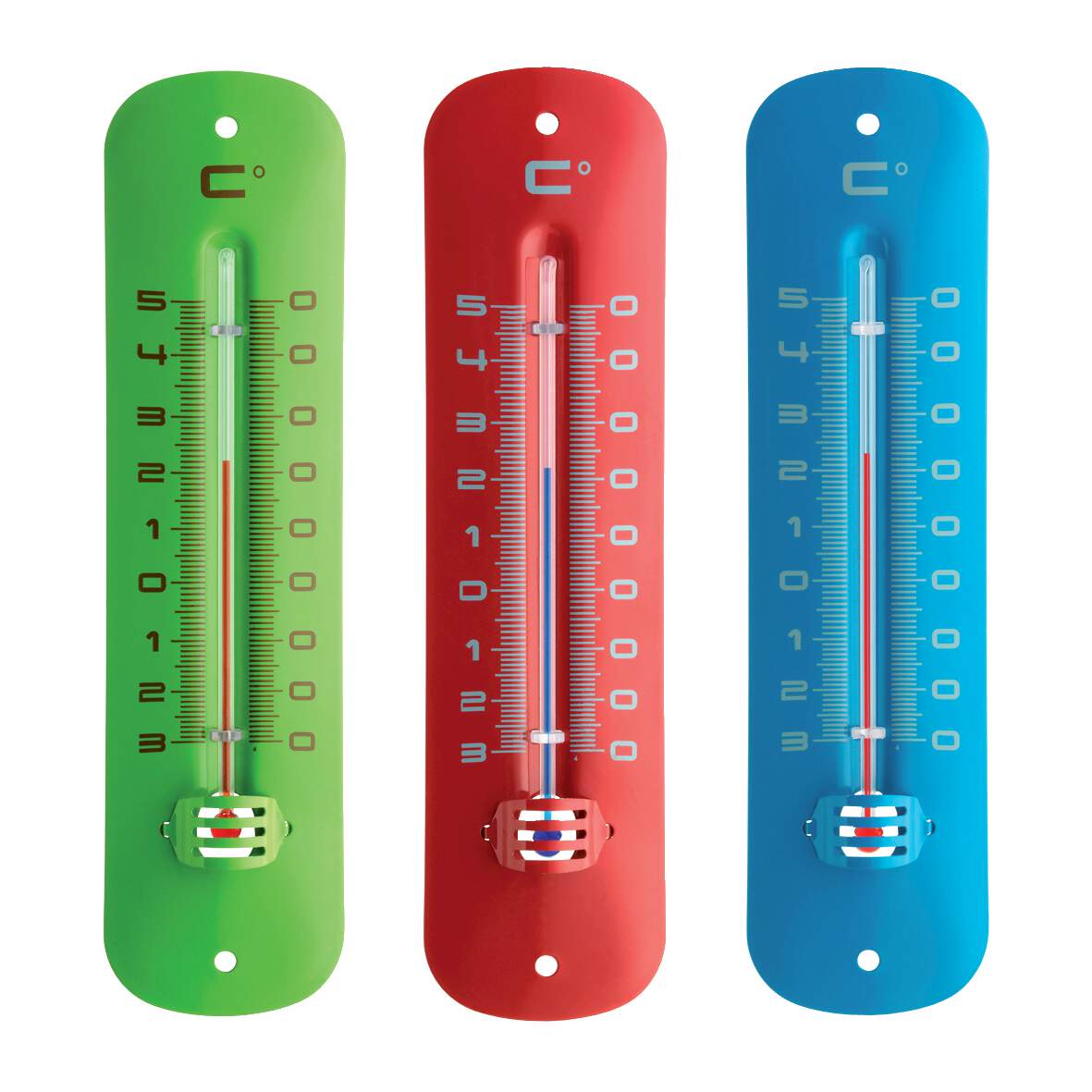 TFA Thermometer Innen/Außen blau lack. 50x13x192mm SB (1213828