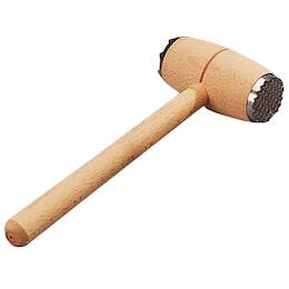 1219590 - Fleischklopfer Buche 32cm 2 Metallköpfe