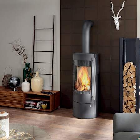 1250488 - Kaminofen Palena Compact Stahl, schwarz