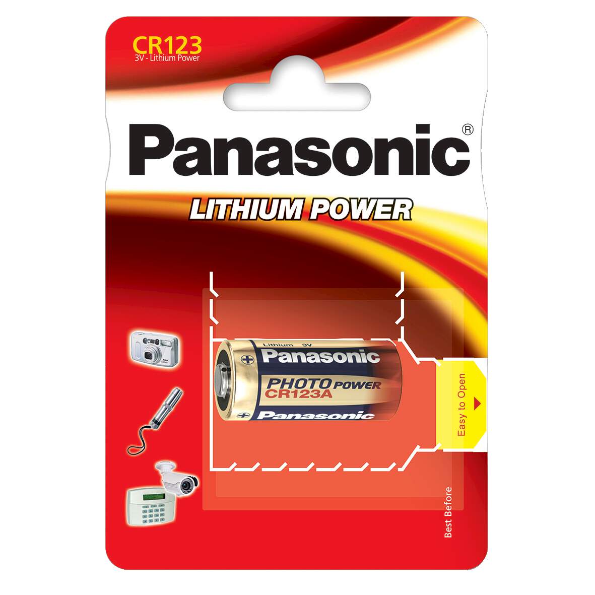 1097701 - Photo-Lithium CR123AL 1/BP Batterien 3 V