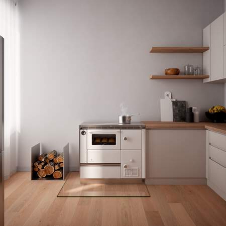 1256175 - Zentralheizungsherd ZEH 90 weiß rechts