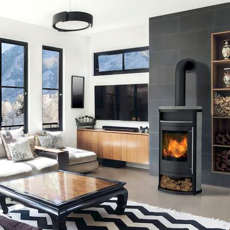 1256551 - Kaminofen Salado Compact Naturstein Serpentin