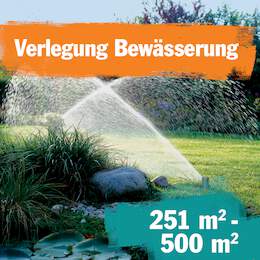 1256638 - Bewässerungssystem-Verlegung: 251 bis 500 m²