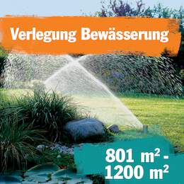 1256640 - Bewässerungssystem-Verlegung: 801 bis 1200 m²