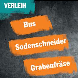 1256647 - Verleih:  Bus/Sodenschneider/Grabenfräse im Paket