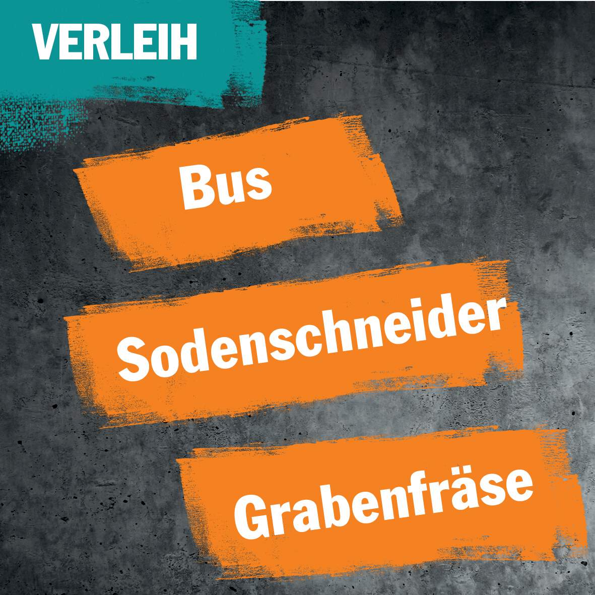 1256647 - Verleih:  Bus/Sodenschneider/Grabenfräse im Paket