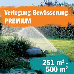1257908 - PREMIUM Bewässerungssystem-Verlegung: 251 bis 500 m²