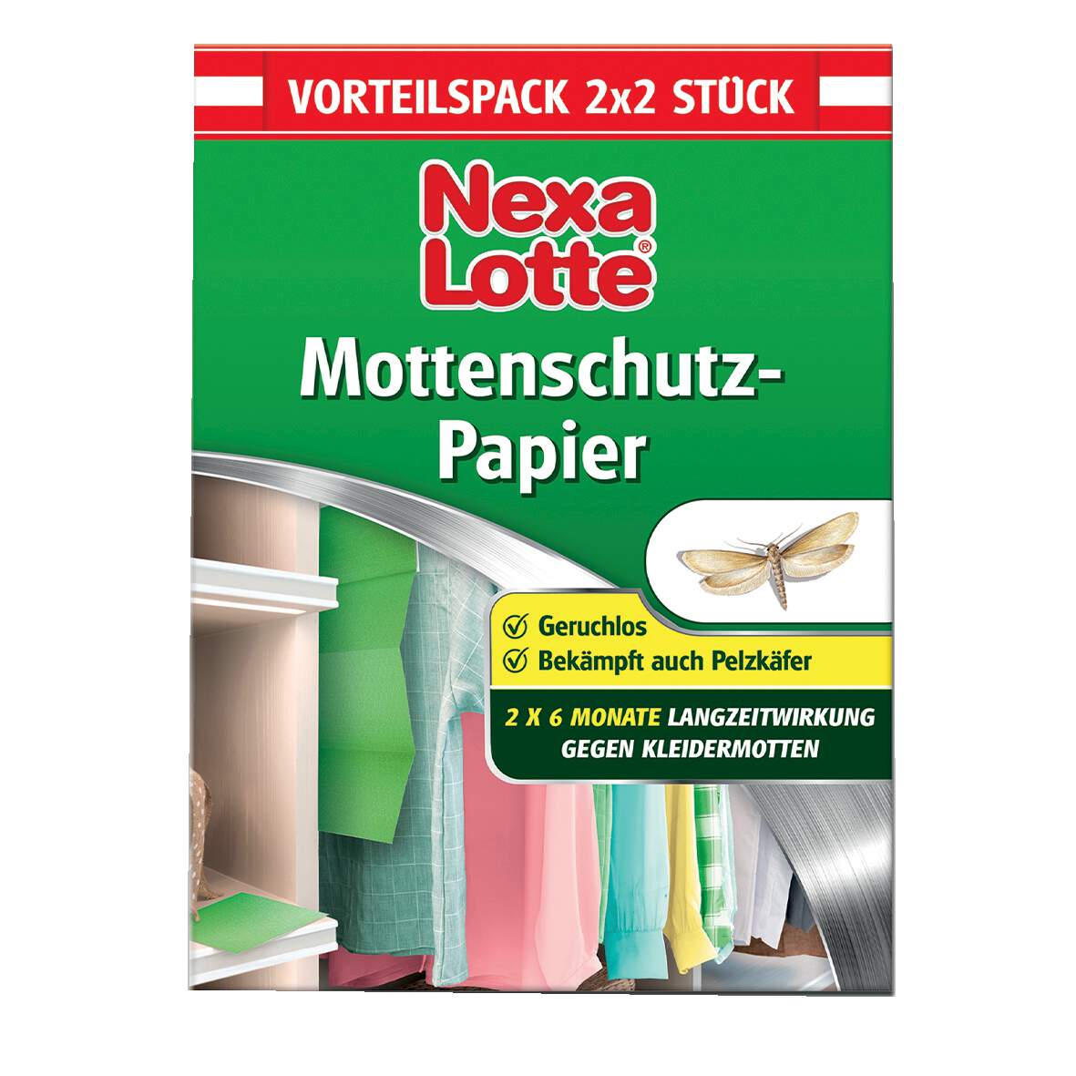 1225326 - Mottenschutz-Papier 4 Stk./Pkg.