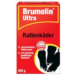 1260412 - Ratten-Portionsköder 500g Brumolin Ultra