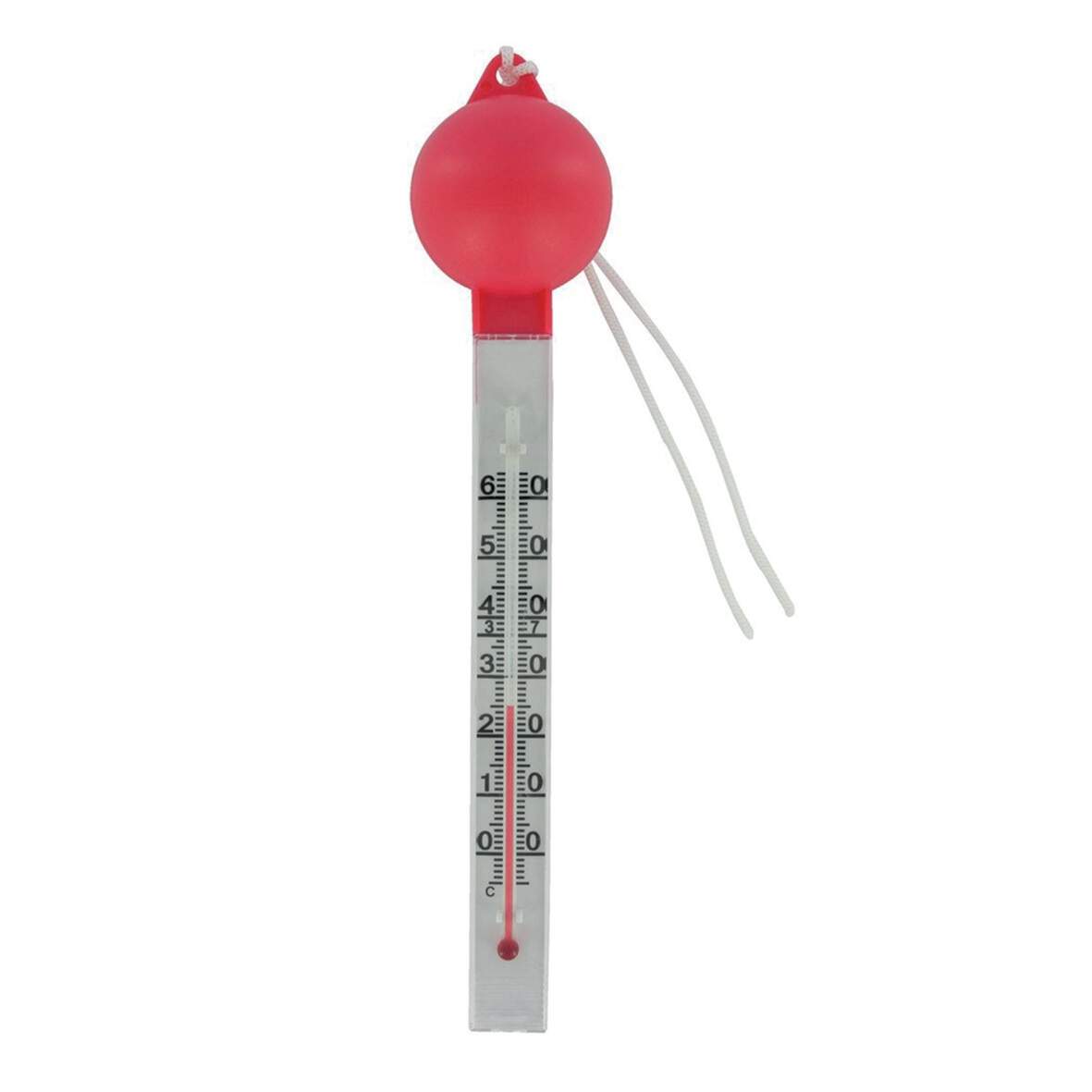 1184860 - Thermometer weiß mit Kugelkopf 