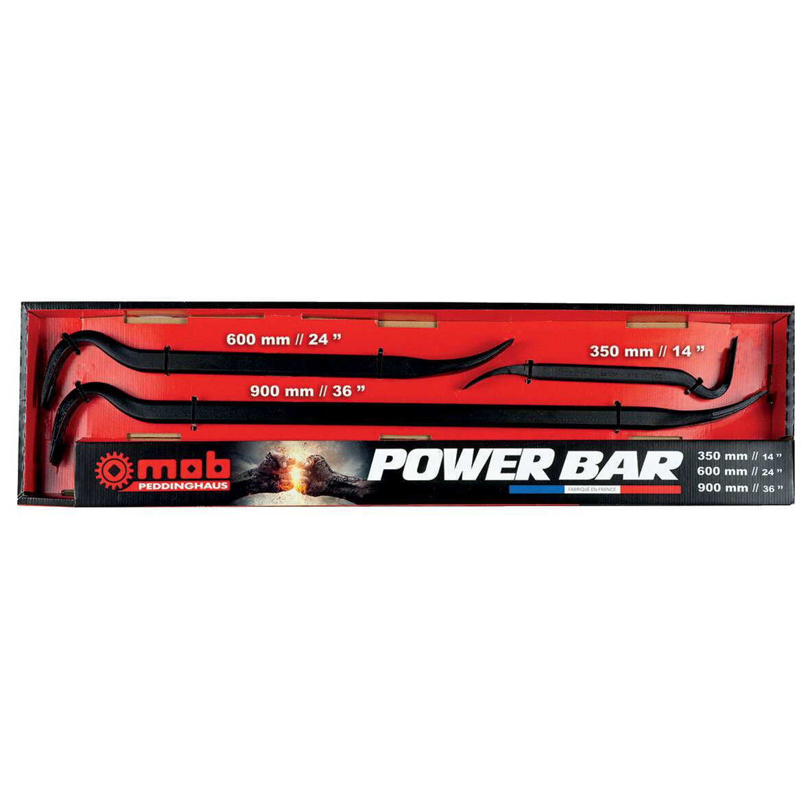 1263521 - Nageleisen Power Bar Satz 350,600,900mm