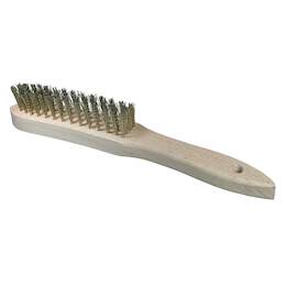 1033679 - Handstielb&uuml;rste mit Holzgriff Messing gew.