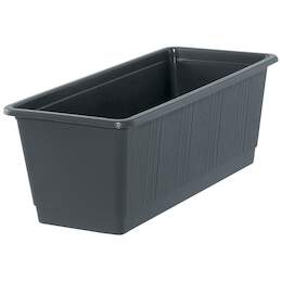 1283379 - Blumenkasten Standard Kunstst. anthrazit 40x17,5x14,5 cm