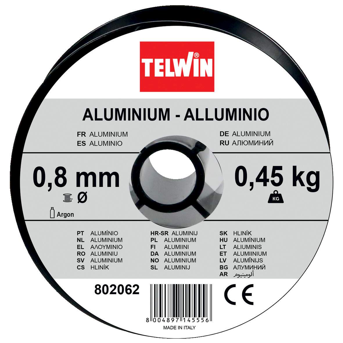 1284919 - Aluminium-Schweißdraht 0,8 mm 0,45 kg Spule